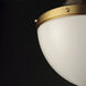 Conrad 1 Light 12 inch Satin Nickel and Satin Brass Single Pendant Ceiling Light
