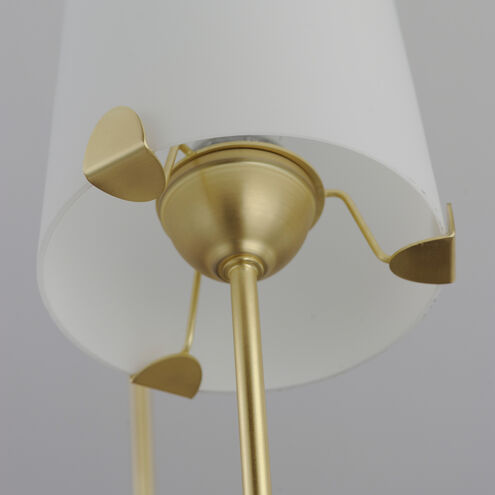 Huntington 6 Light 34 inch Satin Brass Chandelier Ceiling Light