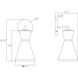 Sinch 1 Light 6.5 inch Satin Nickel Wall Sconce Wall Light