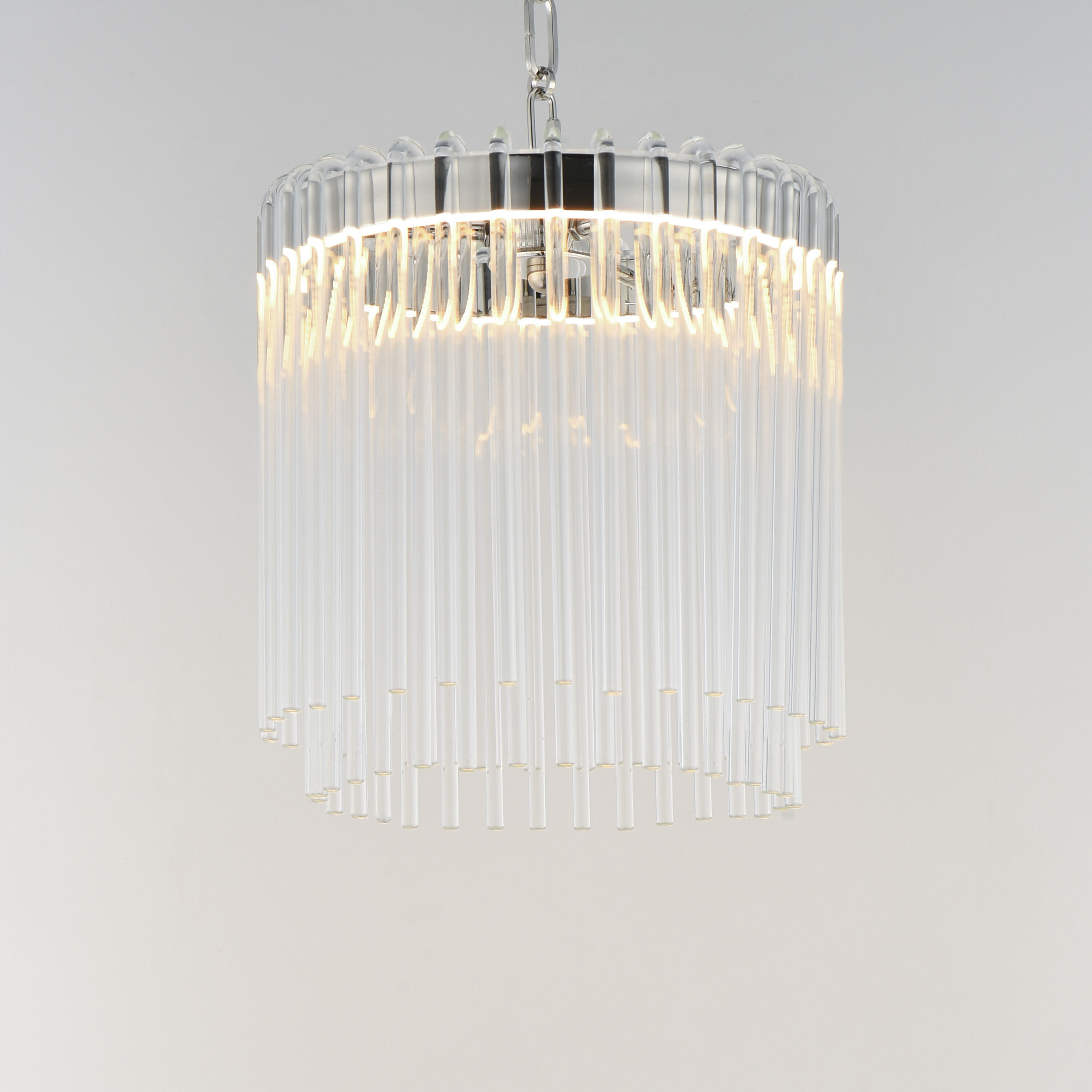 Jolie LED 11 inch Polished Nickel Single Pendant Ceiling Light