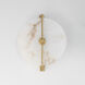 Quarry LED 12.25 inch Natural Aged Brass Flush Mount Ceiling Light