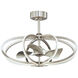 Solstice 21.75 inch Satin Nickel Fandelight