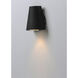 Mini LED 6.25 inch Black Outdoor Wall Mount