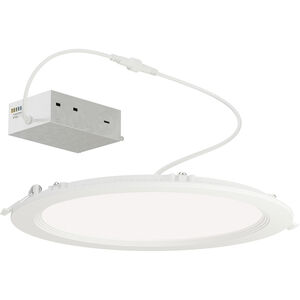 Slim Baffle LED 9 inch White Flush Mount Ceiling Light
