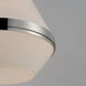 Giza 1 Light 15.5 inch Polished Nickel Single Pendant Ceiling Light