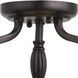 Manor 2 Light 19.5 inch Oil Rubbed Bronze Semi-Flush Mount Ceiling Light