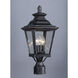 Knoxville 3 Light 19.5 inch Bronze Outdoor Pole/Post Mount