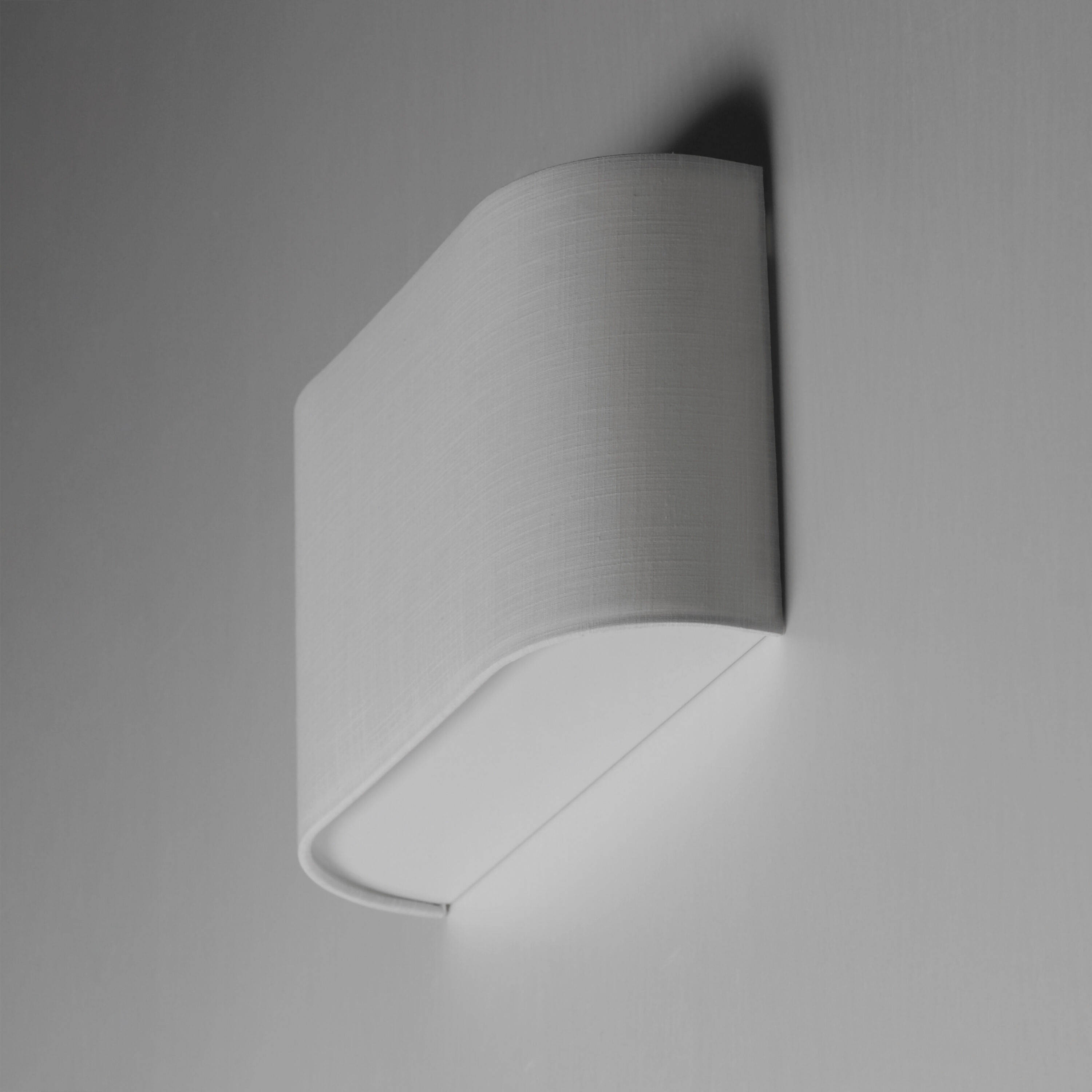 Prime Wall Sconce Wall Light in White Linen