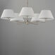 Dunbridge 5 Light 42 inch Polished Nickel Chandelier Ceiling Light