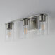 Livingston 3 Light 23 inch Satin Nickel Bath Vanity Wall Light