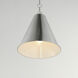 Veritas 1 Light 12 inch Satin Nickel Single Pendant Ceiling Light