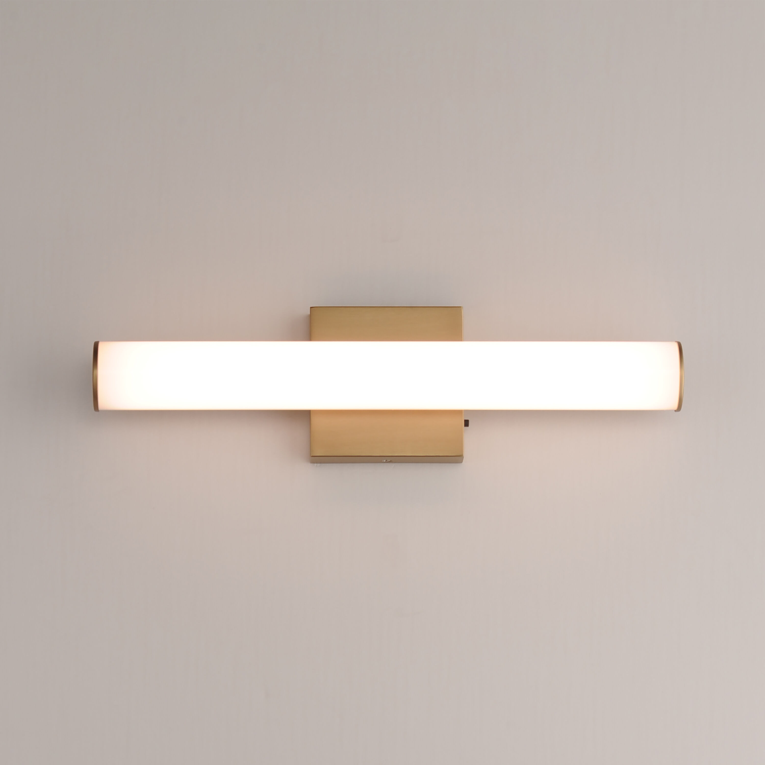 Rail 5CCT LED 18 inch Natural Aged Brass Bath Vanity Light Wall Light