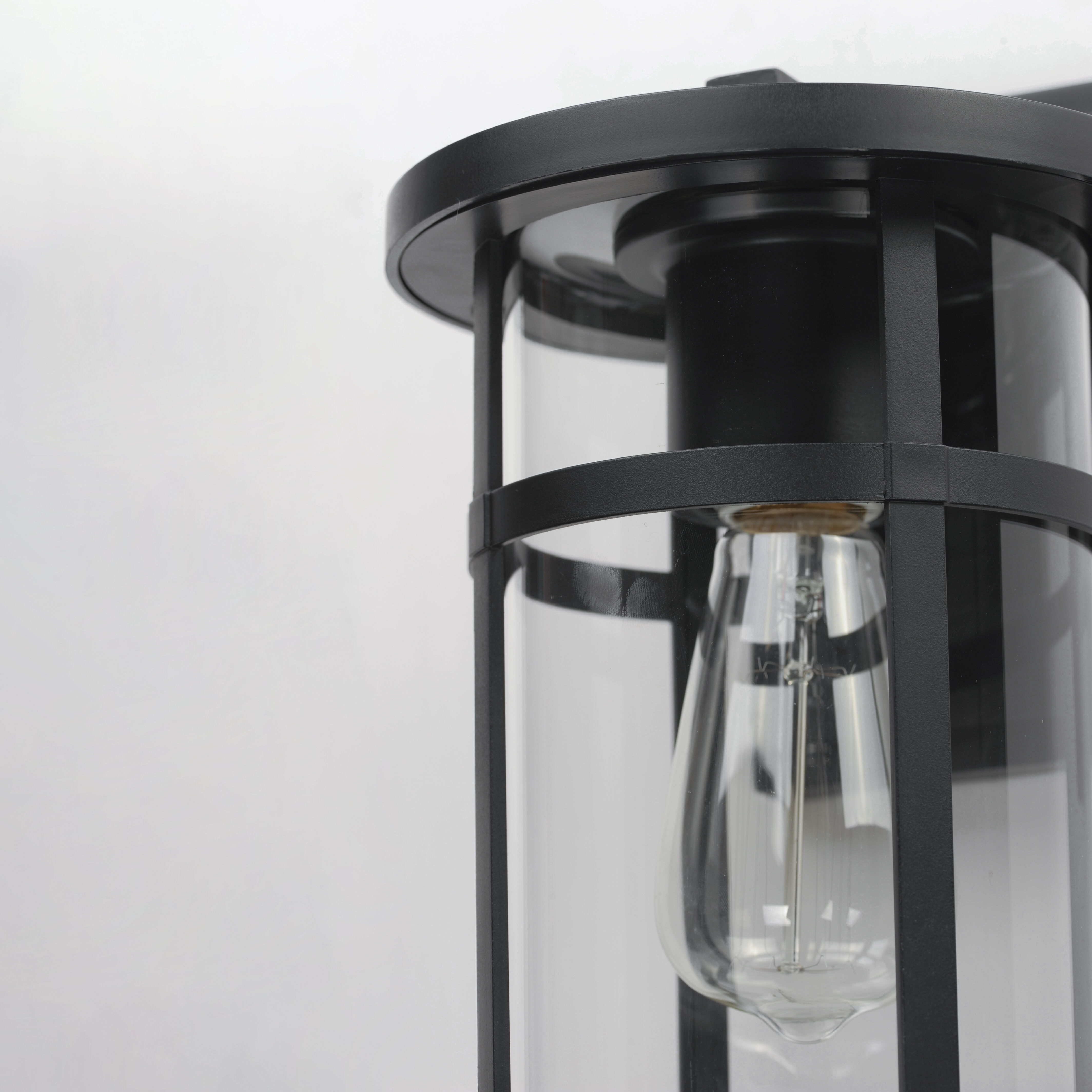 Clyde Vivex 1 Light 11 inch Black Outdoor Wall Mount