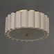 Penelope 2 Light 16.5 inch Natural Aged Brass Flush Mount Ceiling Light