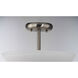 Taylor 2 Light 13 inch Satin Nickel Semi-Flush Mount Ceiling Light
