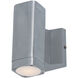 Lightray LED 6.75 inch Brushed Aluminum Outdoor Wall Mount