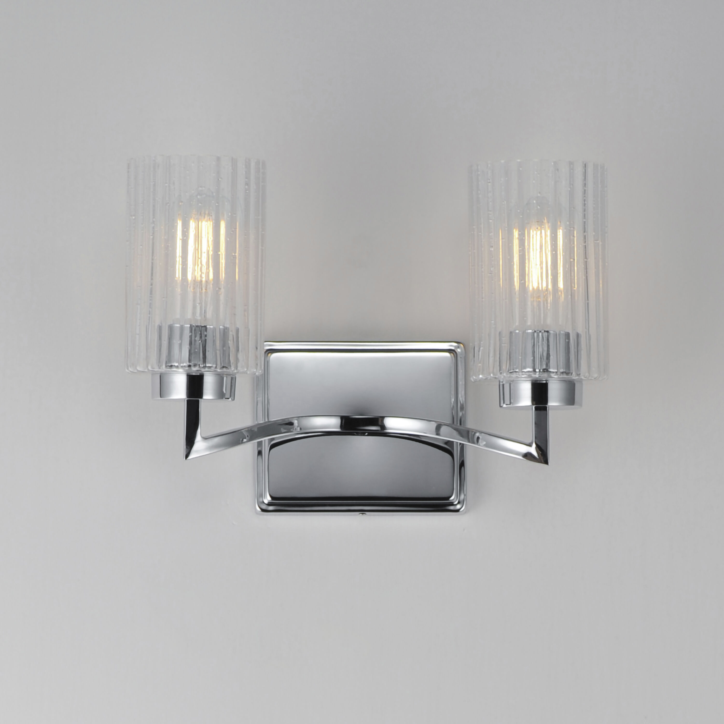 Rigata 2 Light 13.75 inch Polished Nickel Bath Vanity Wall Light