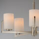 Dart 5 Light 26 inch Satin Nickel Single-Tier Chandelier Ceiling Light