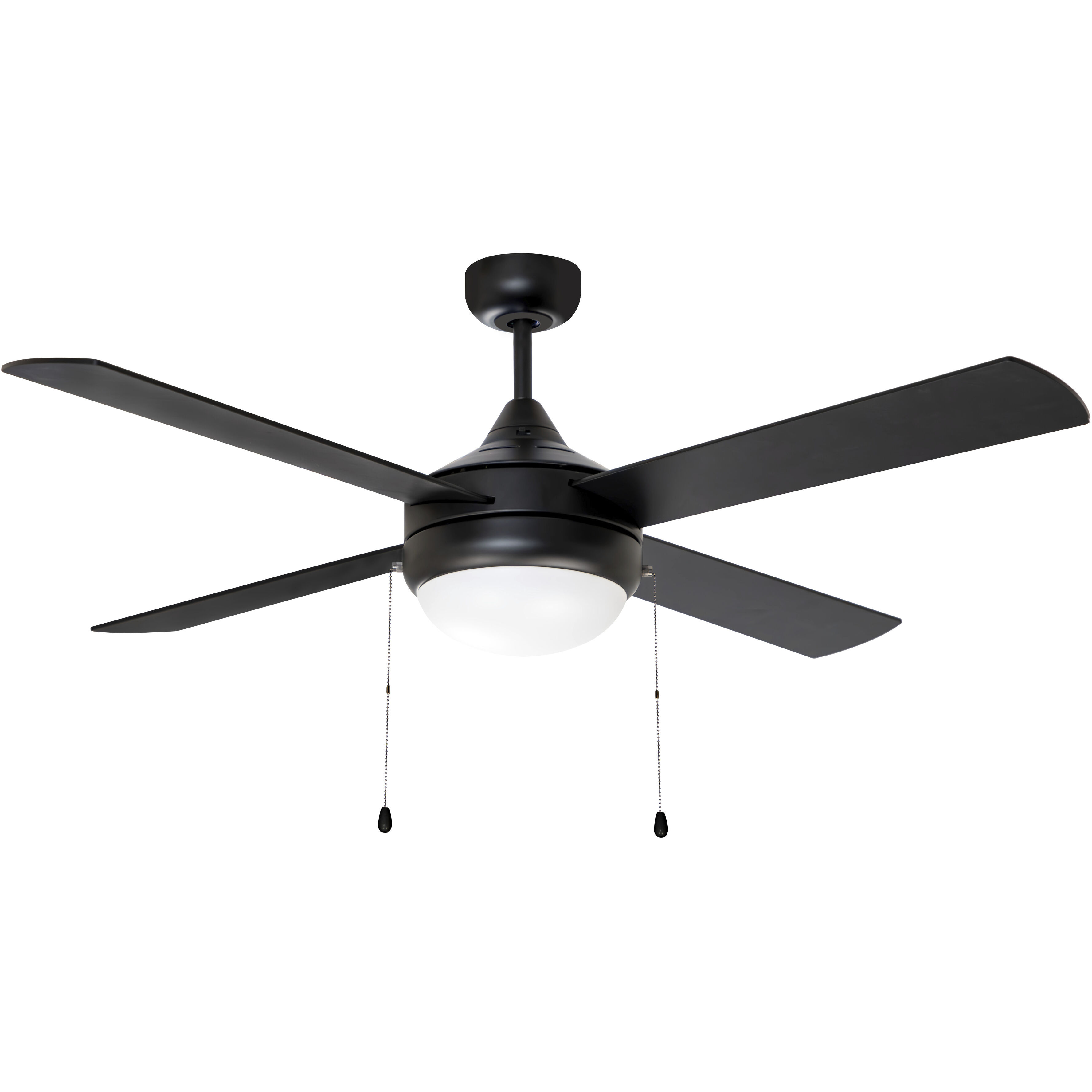 Quattro 52 inch Black Indoor Ceiling Fan