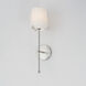 Huntington 1 Light 6 inch Satin Nickel Wall Sconce Wall Light