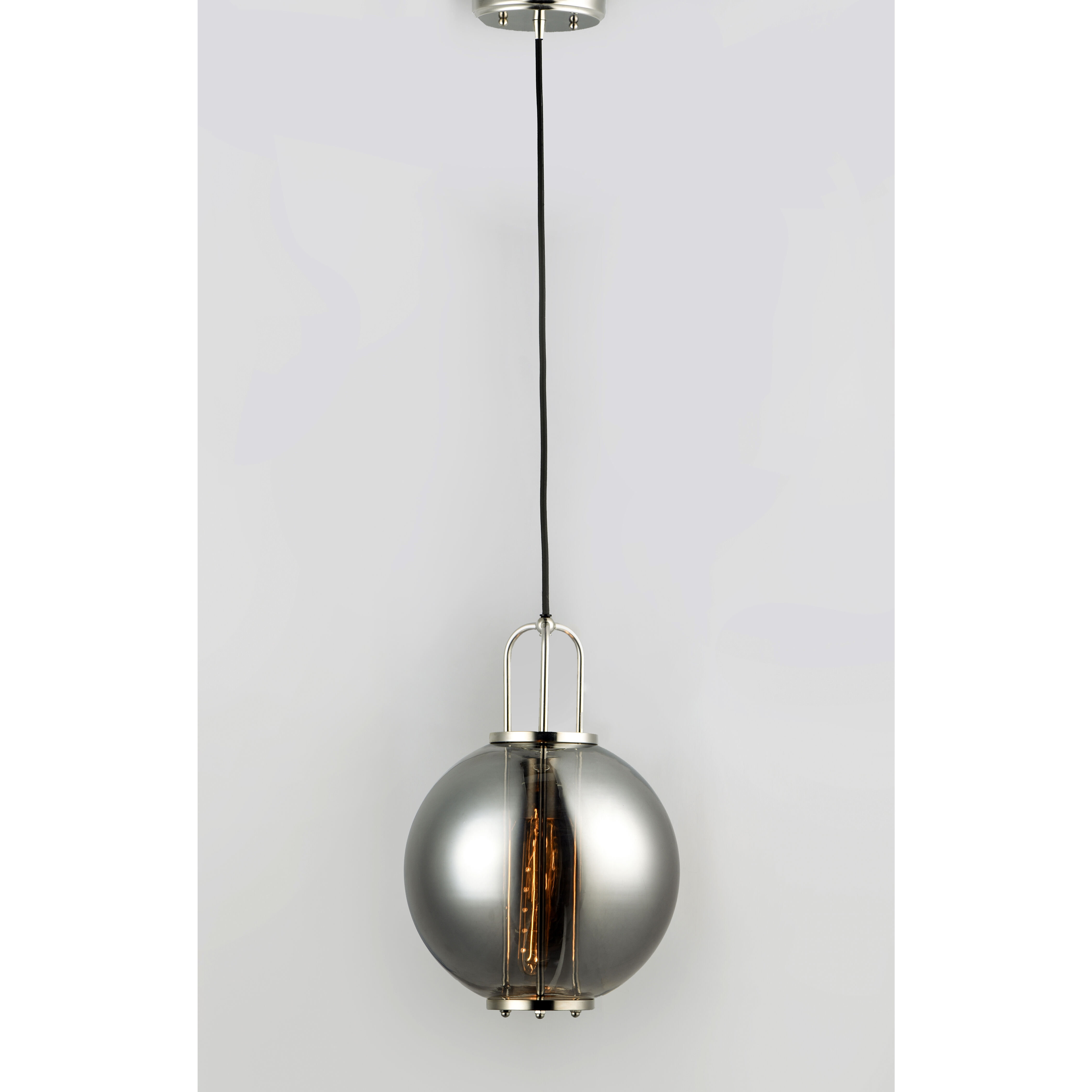 Minaret 1 Light 10.5 inch Polished Nickel Single Pendant Ceiling Light