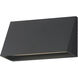 Pathfinder LED 5 inch Black Outdoor Wall Mount