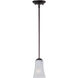 Logan 1 Light 4.5 inch Oil Rubbed Bronze Mini Pendant Ceiling Light