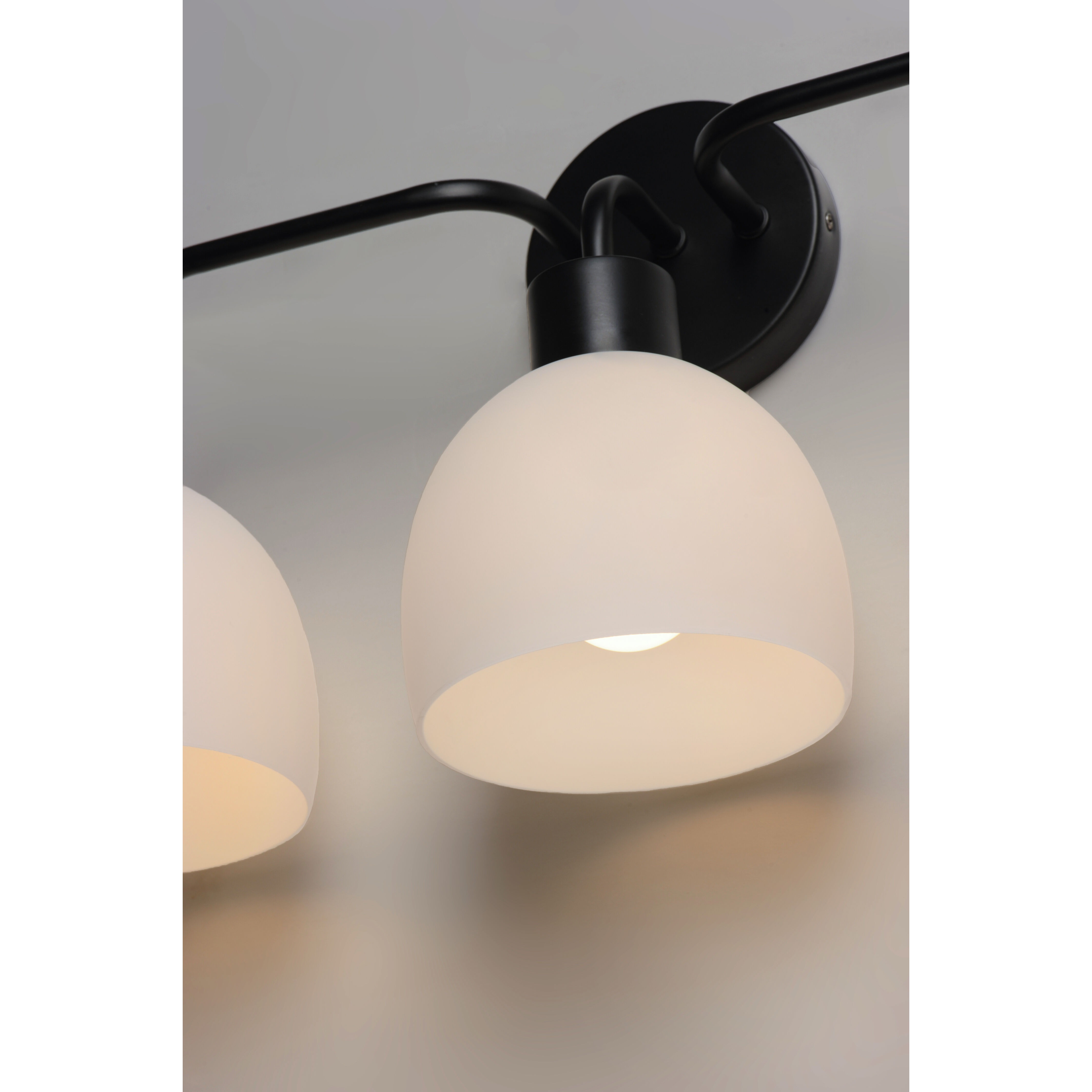 Coraline 3 Light 22 inch Black Bath Vanity Wall Light