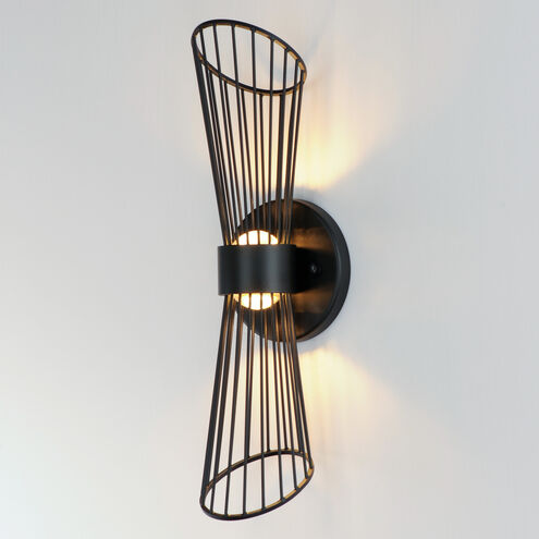 Zeta LED 5 inch Black Wall Sconce Wall Light