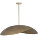 Denarii 4 Light 37 inch Natural Gold Single Pendant Ceiling Light