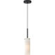 Blizzard 1 Light 3.25 inch Black Linear Pendant Ceiling Light