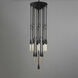 Pioneer 13 Light 15 inch Anthracite Multi-Light Pendant Ceiling Light