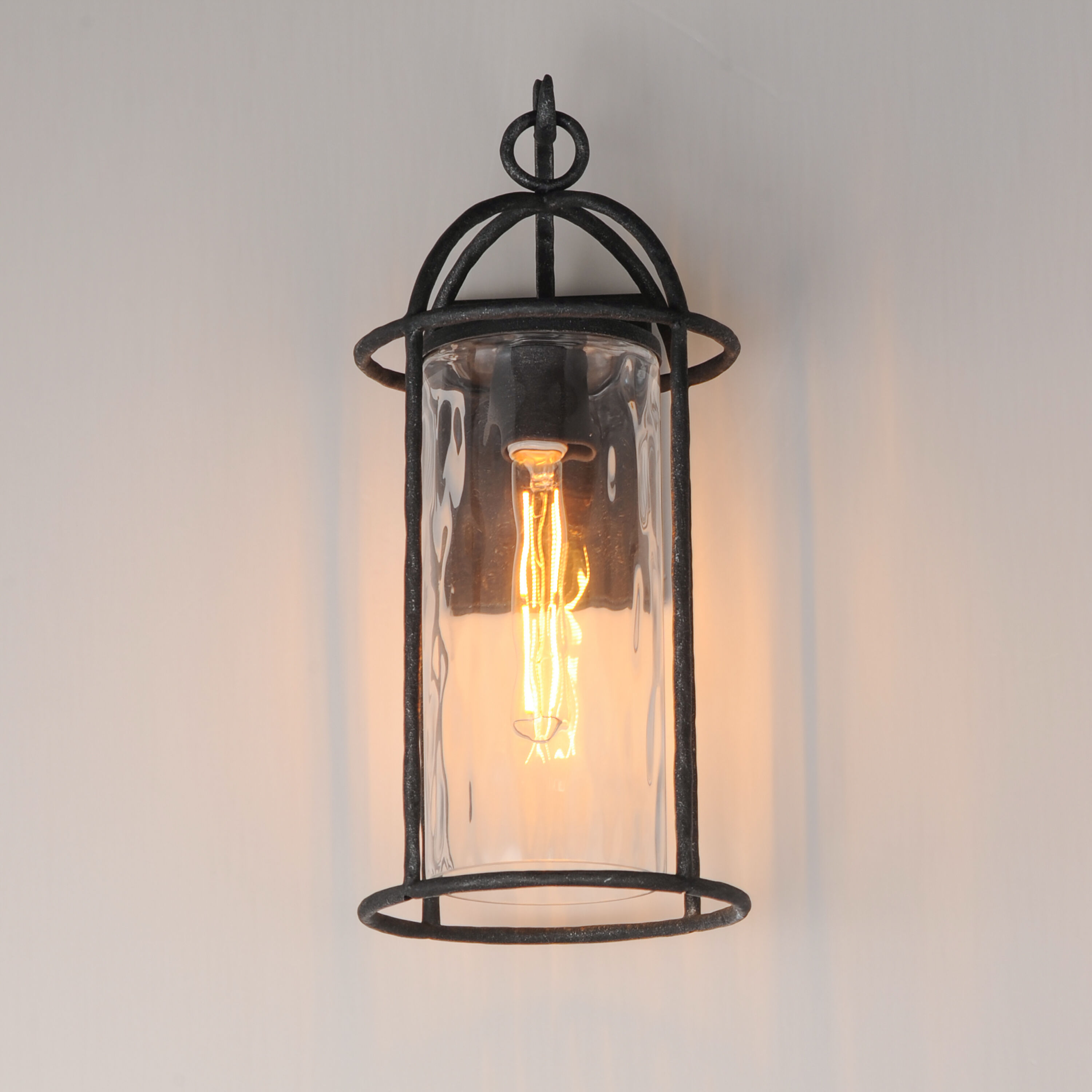 Del Mar 1 Light 19 inch Blacksmith Outdoor Wall Mount in Water