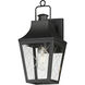 Storybook 1 Light 14.75 inch Black Outdoor Wall Mount