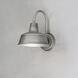 Pier M 1 Light 10.75 inch Weathered Zinc Outdoor Wall Mount