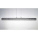 Meteor LED 36 inch Polished Chrome Linear Pendant Ceiling Light