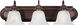 Essentials - 801x 3 Light 24 inch Oil Rubbed Bronze Bath Light Wall Light in Marble