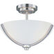 Deven 3 Light 14.00 inch Semi-Flush Mount