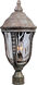 Whittier DC 3 Light 21 inch Earth Tone Outdoor Pole/Post Lantern