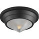 Hargreaves 1 Light 10 inch Black Flush Mount Ceiling Light