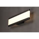 Visor LED 18 inch Black Bath Vanity Wall Light