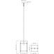 Gridline 1 Light 8 inch Natural Aged Brass Single Pendant Ceiling Light