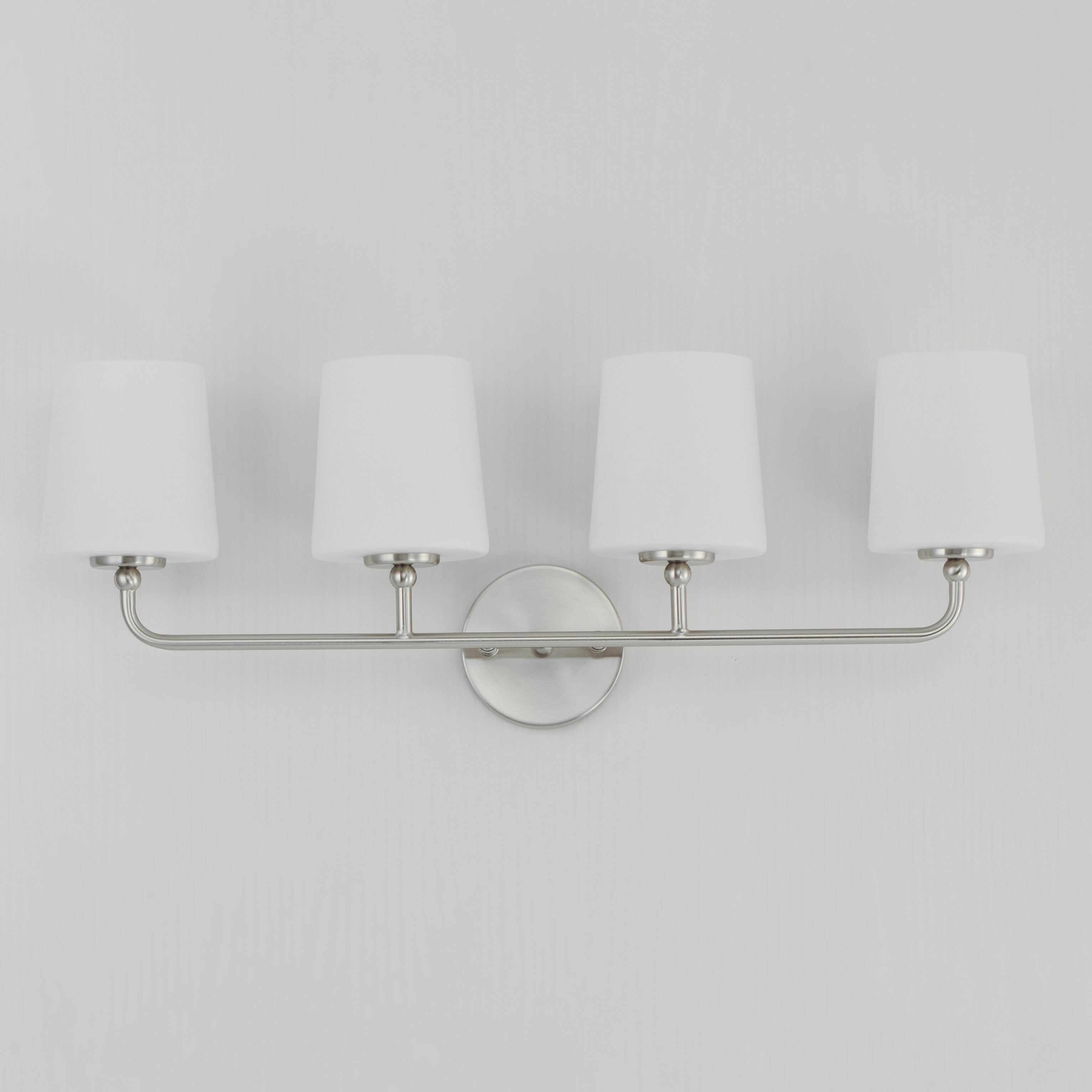 Bristol 4 Light 29 inch Satin Nickel Bath Vanity Wall Light