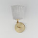 Baja 1 Light 6 inch Natural Aged Brass Wall Sconce Wall Light
