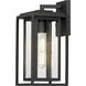 Cabana VX 1 Light 15 inch Black Outdoor Wall Mount