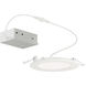 Slim LED 4.75 inch White Flush Mount Ceiling Light