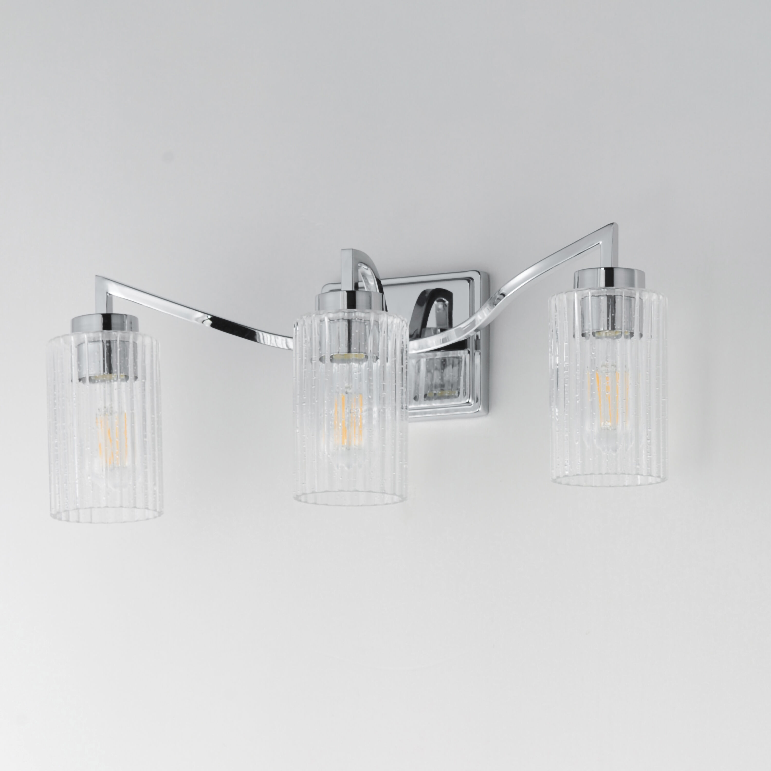 Rigata 3 Light 22.75 inch Polished Nickel Bath Vanity Wall Light