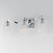 Rigata 3 Light 22.75 inch Polished Nickel Bath Vanity Wall Light