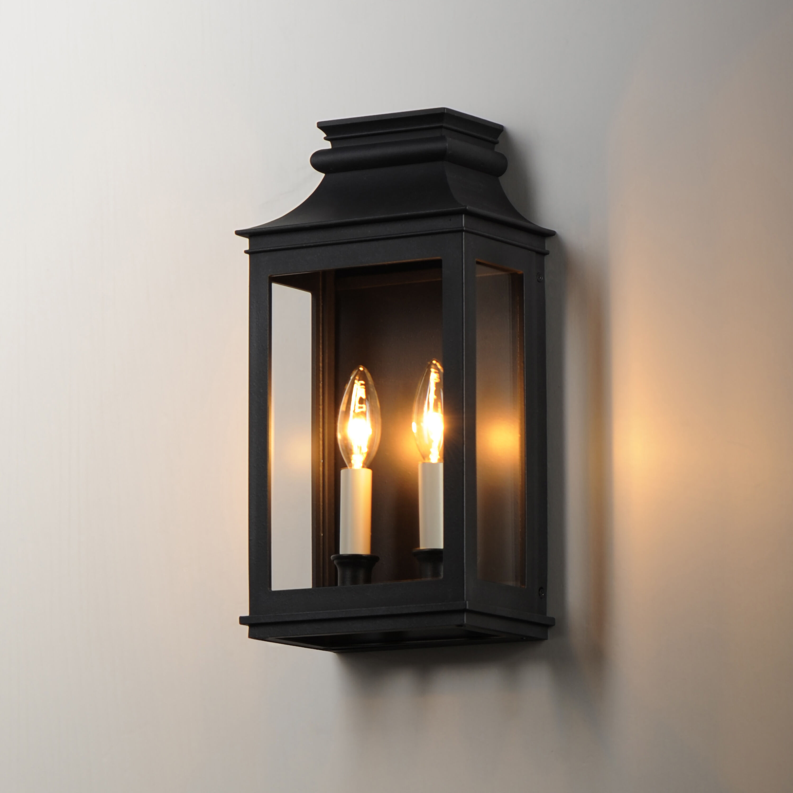 Savannah VX 2 Light 15 inch Black Oxide Outdoor Wall Mount