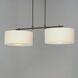 Bongo 2 Light 42 inch Oil Rubbed Bronze Linear Pendant Ceiling Light
